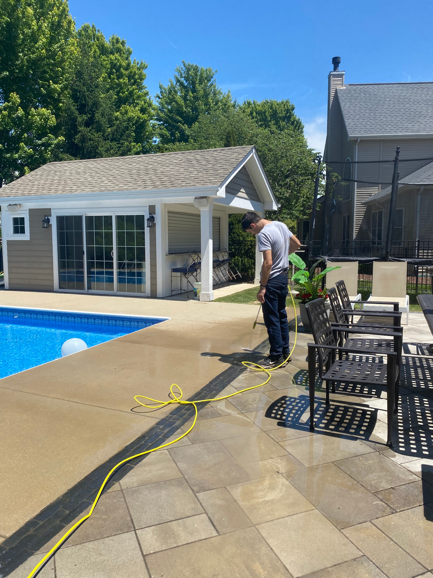 All Surface Wash technician at work